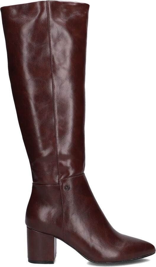 MEXX Industries MEXX PLUCK MILA Hoge Laars met Hak-Donker Cognac - Foto 4