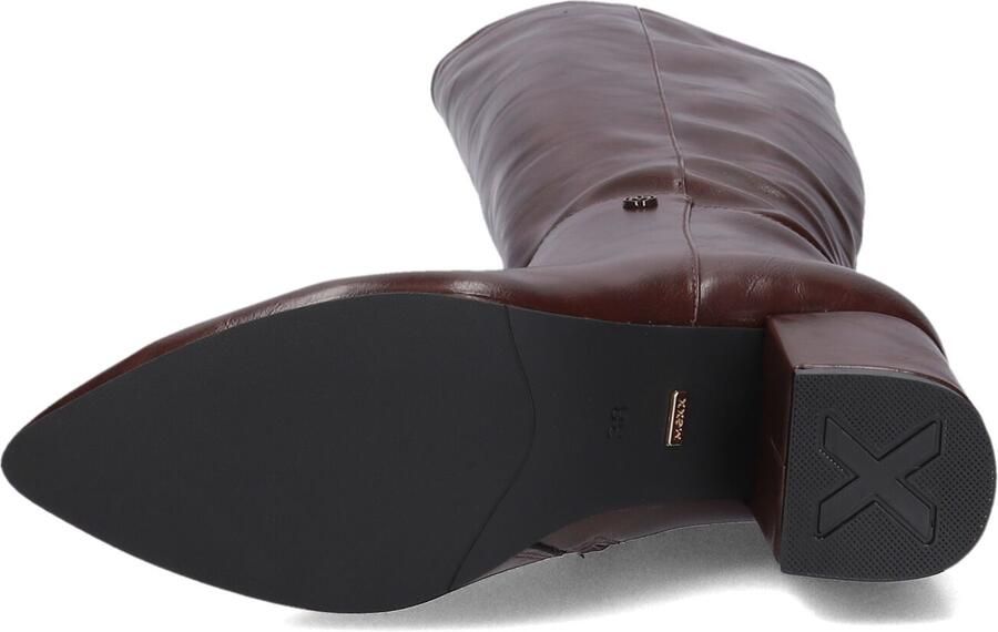 MEXX Industries MEXX PLUCK MILA Hoge Laars met Hak-Donker Cognac - Foto 3