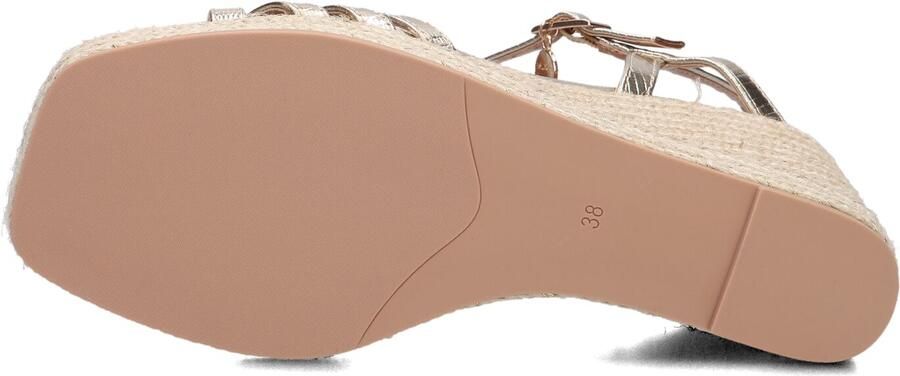 Mexx Noemi Pakina Sandalen Met Sleehak Dames Goudkleurig - Foto 4