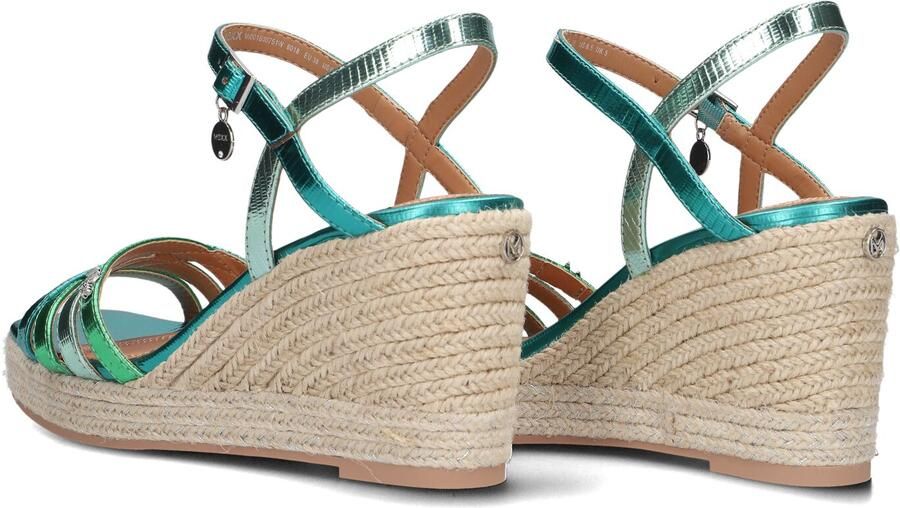 Mexx Noemi Pakina Sandalen Met Sleehak Dames Groen - Foto 2