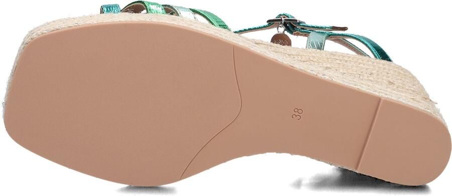 Mexx Noemi Pakina Sandalen Met Sleehak Dames Groen - Foto 3