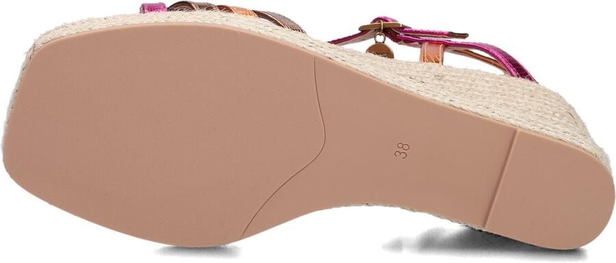 Mexx Noemi Pakina Sandalen Met Sleehak Dames Paars - Foto 3