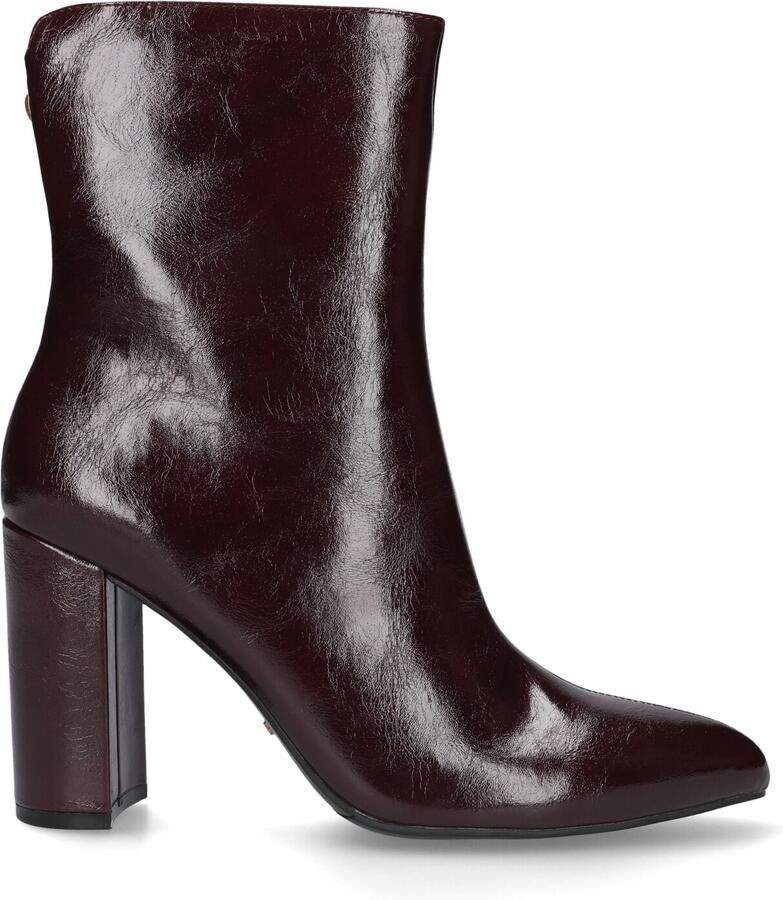 Mexx Vida Indy Enkellaarsjes Enkelboots met rits Dames Bordeaux - Foto 4