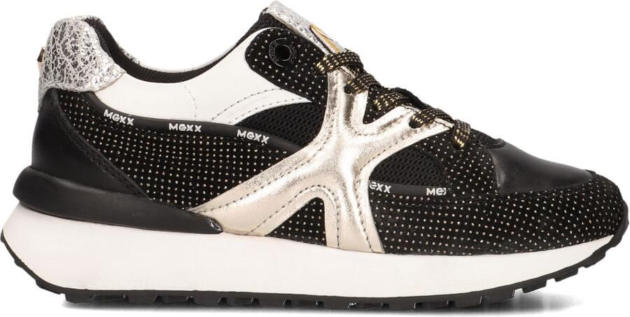 Mexx Kids XX825751-495 Meisjes Lage Sneakers Zwart Leer Veters