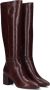 Mexx Heeled High Boot Pluck Mila Burgundy Red Dames - Thumbnail 1
