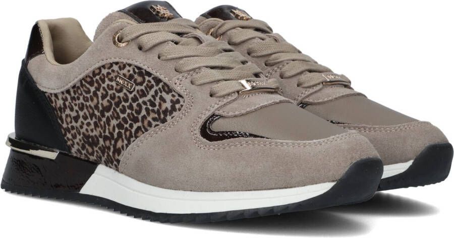 Mexx Taupe Lage Sneakers Fleur
