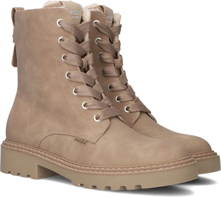 MEXX Taupe Veterboots Margaux