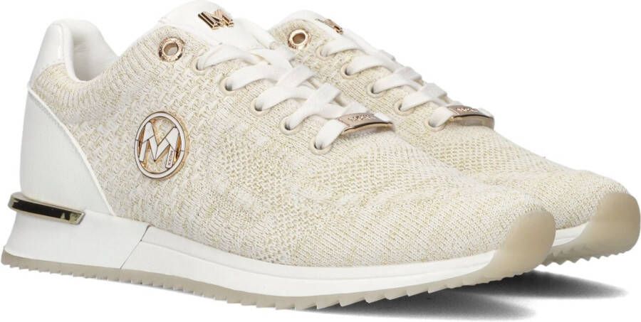 Mexx Witte Lage Sneakers Gitte Glitter