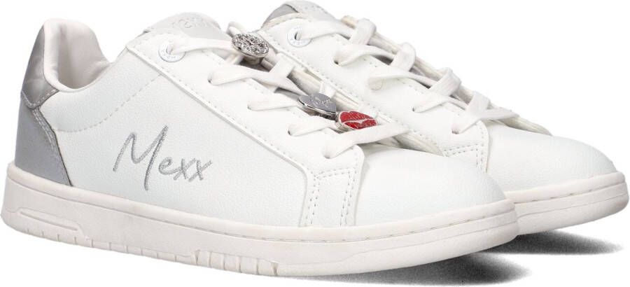 Mexx Witte Lage Sneakers Golde