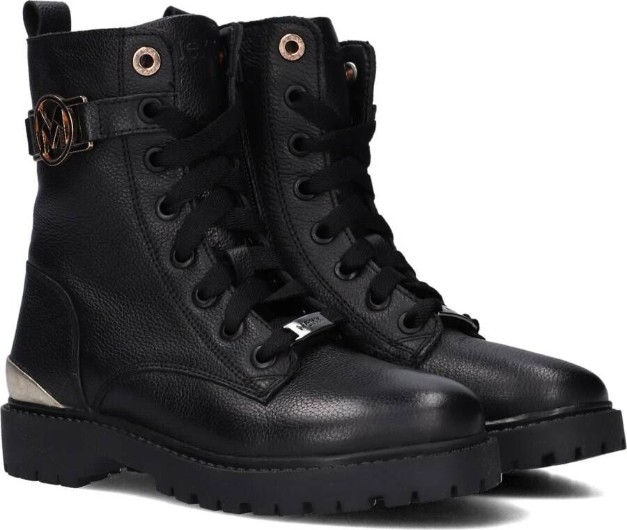 Mexx Sandy Sam Veterboots zwart Leer