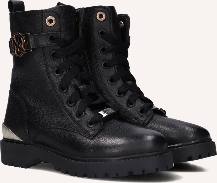 Mexx Sandy Sam Veterboots zwart Leer