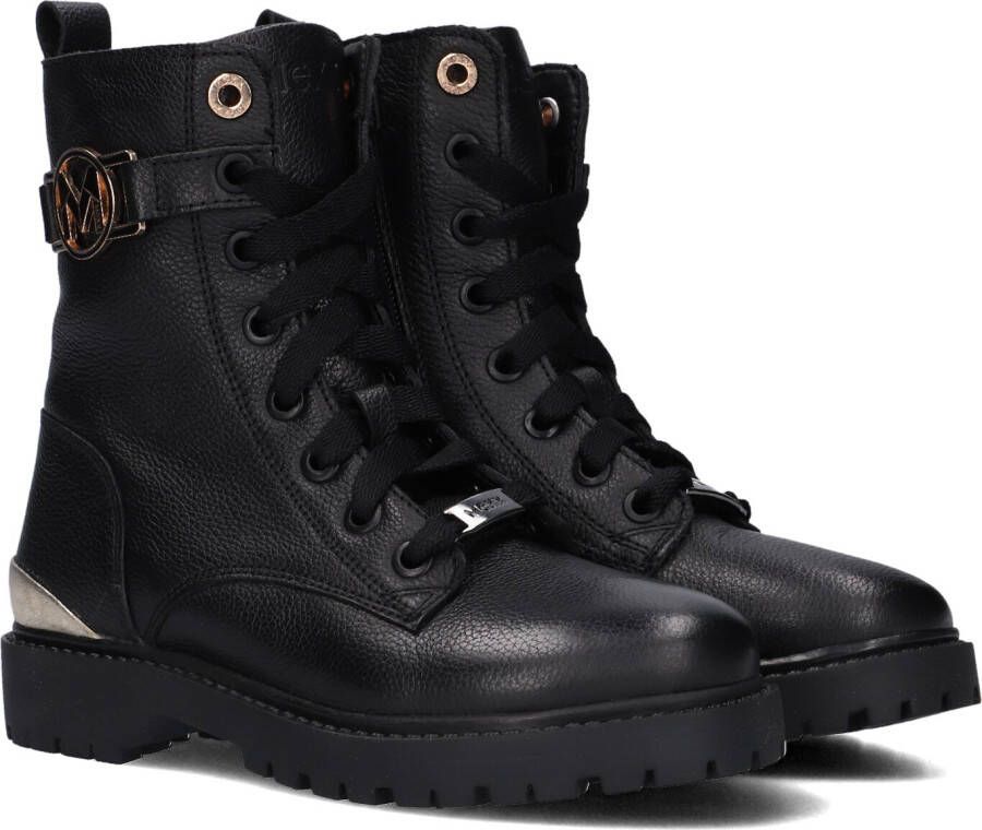 Mexx Sandy Sam Veterboots zwart Leer