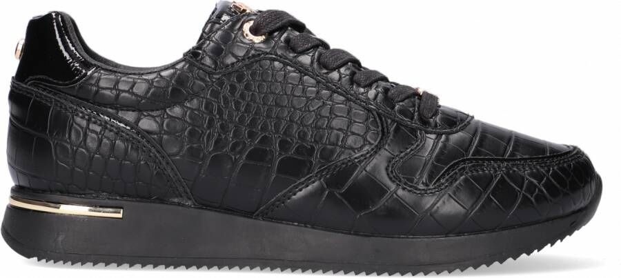 Mexx Sneaker Eke Zwart Met Zwarte Zool Dames