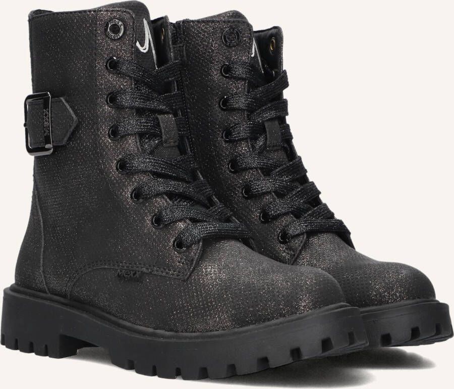 Mexx Kids XX825590-791 Meisjes Biker Boots Grijs Leer Veters