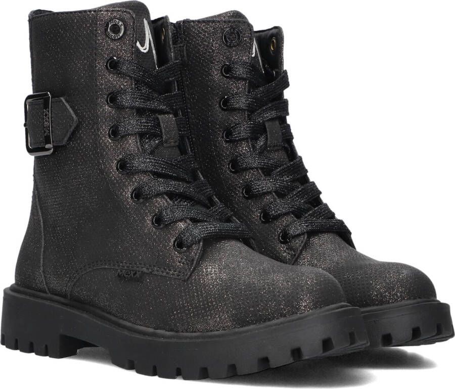 Mexx Kids XX825590-791 Meisjes Biker Boots Grijs Leer Veters