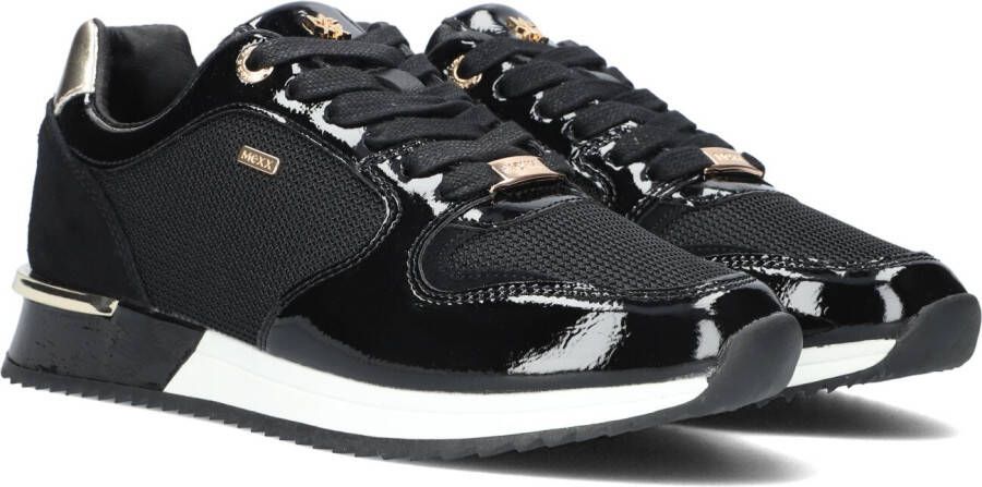 Mexx Fleur Lage sneakers Leren Sneaker Dames Zwart