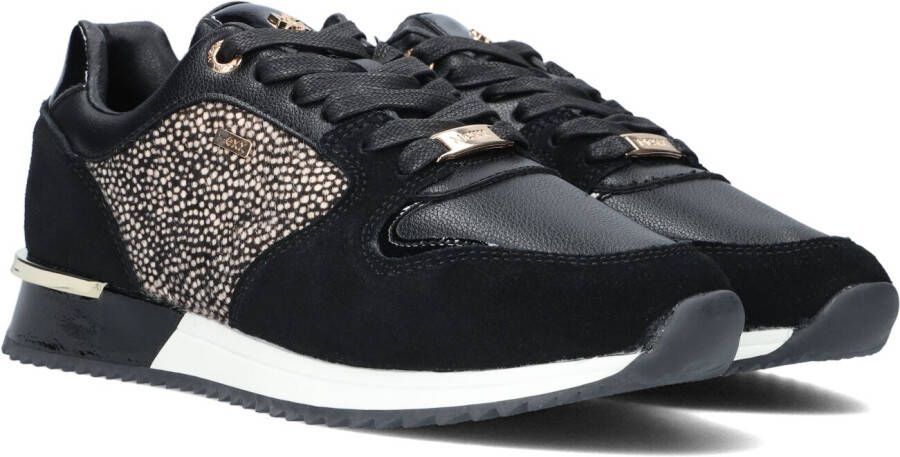 Mexx Zwarte Lage Sneakers Fleur