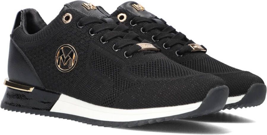 Mexx Zwarte Lage Sneakers Gitte Glitter