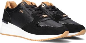 Mexx Hena Lage sneakers Leren Sneaker Dames Zwart