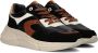 Mexx Sneaker Jilou Black Tan Dames Sneakers - Thumbnail 1