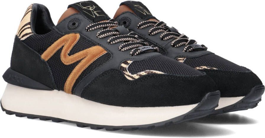 Mexx Sneaker Juju Zwart Cognac Dames Sneakers