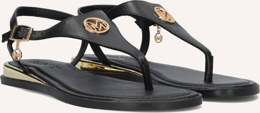 Mexx Zwarte Leren Sandalen Nyobi Stijl