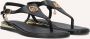 Mexx Zwarte Leren Sandalen Nyobi Stijl - Thumbnail 1