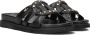 Mexx Romy Phoenix Slippers Dames Zwart - Thumbnail 1