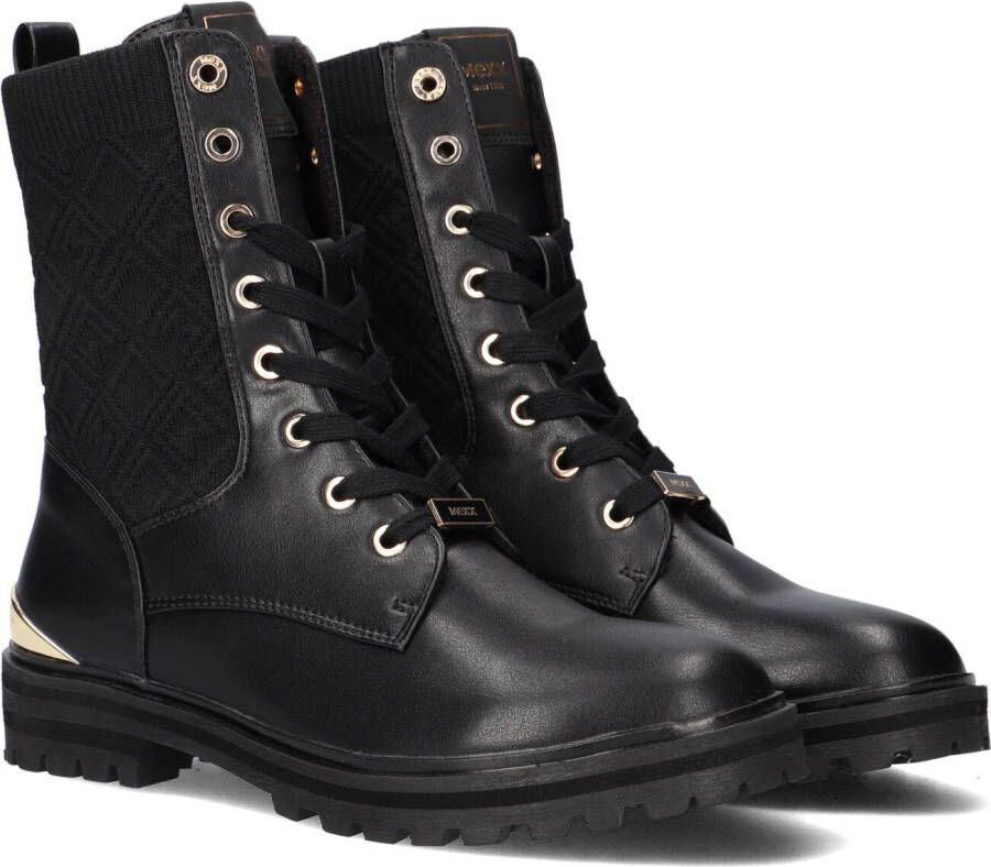 Mexx Zwarte Veterboots Koanne