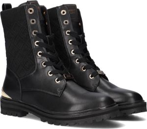 Mexx Koanne Veterboots Laarzen Met Veters Dames Zwart