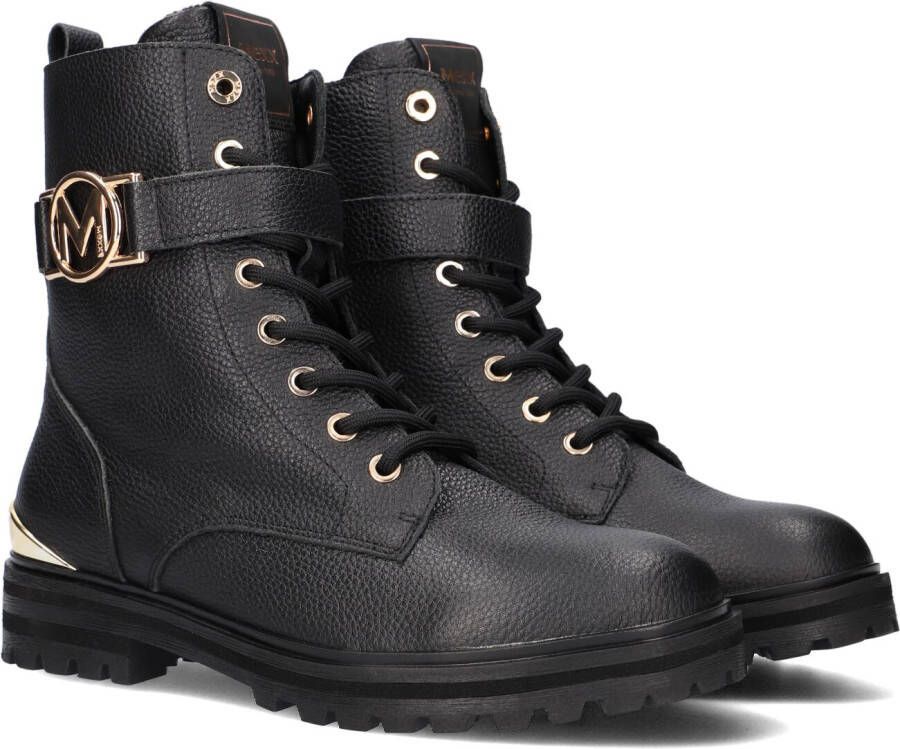 Mexx Zwarte Veterboots Kyana