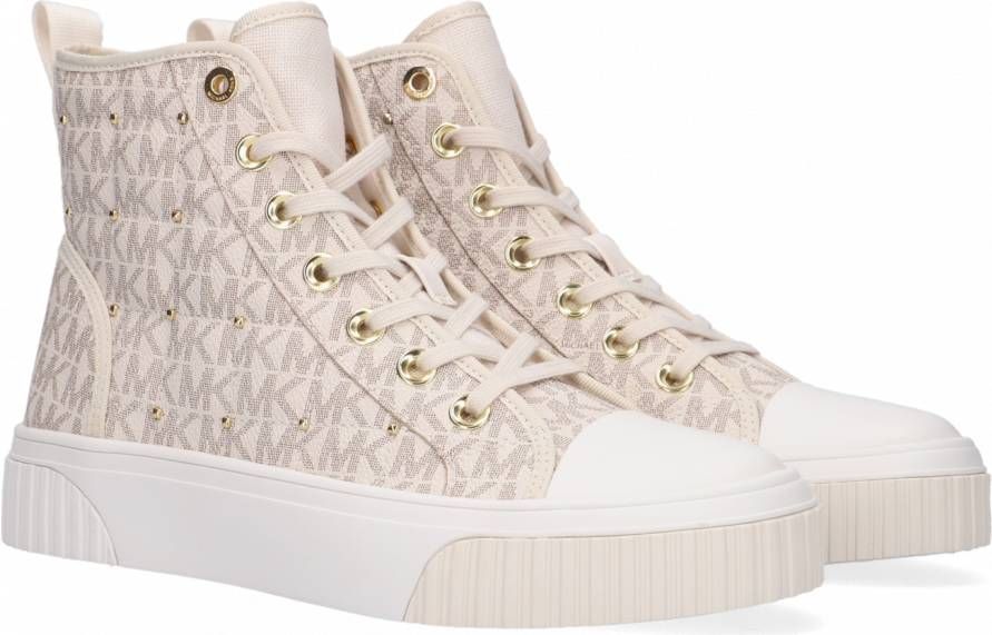 Michael Kors Gertie High Top Sneakers Beige Dames - Foto 1