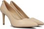 Michael Kors Alina Leren Décolleté in Blush Kleur Beige Dames - Thumbnail 1