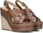 MICHAEL KORS Bruine Sandalen Nora Wedge - Thumbnail 1