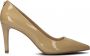 Michael Kors womens leather pumps court schoenen high heel dorothy Beige Dames - Thumbnail 1