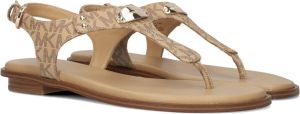 Michael Kors Camel Sandalen Mk Plate Thong