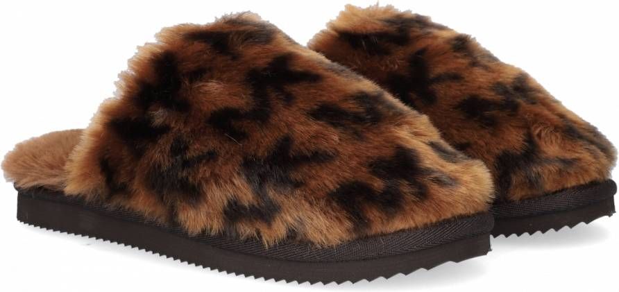 Michael Kors Cognac Pantoffels Janis Slipper