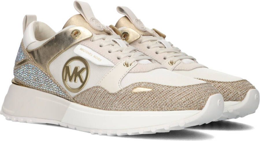 Michael Kors Theo Trainer Pale Gold Yellow Dames