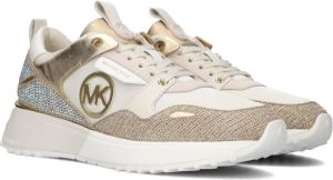 Michael Kors Theo Trainer Pale Gold Geel Dames