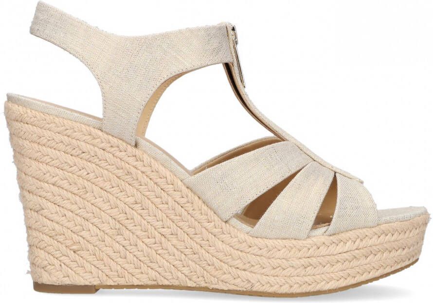 Michael Kors Gouden Sandalen Berkley Wedge