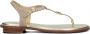 Michael Kors Gouden Sandalen Mallory Thong - Thumbnail 1