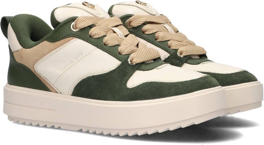 Michael Kors Groene Lage Sneakers Rumi Lace Up