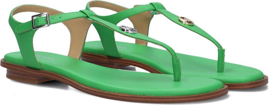 MICHAEL KORS Dames Mallory Thong Maat: 38 5 Materiaal: Leer Kleur: Groen