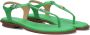 MICHAEL KORS Groene Sandalen Mallory Thong - Thumbnail 1