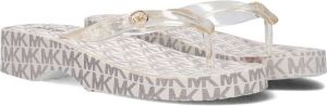 Michael Kors Kids Gouden Teenslippers Lilo