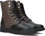 Michael Kors Kids Zwarte Veterboots Haskell - Thumbnail 1