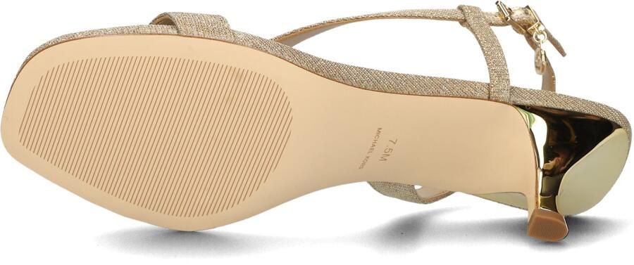 MICHAEL KORS Gouden Hakken Jaida Kitten Sandal - Foto 5