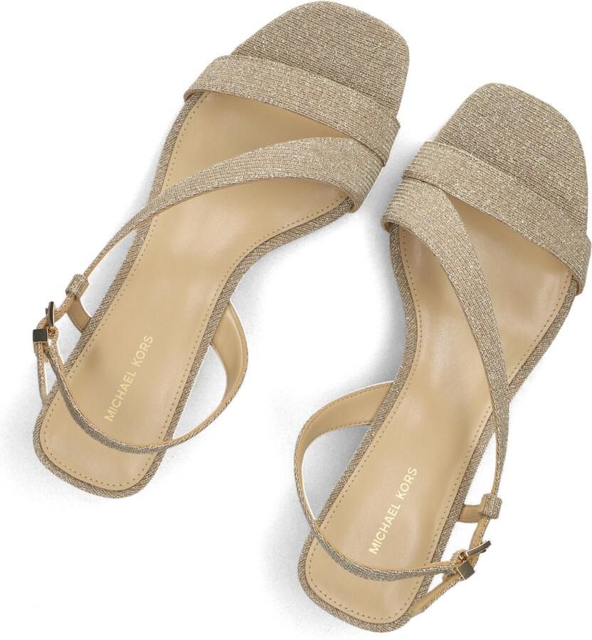 MICHAEL KORS Gouden Hakken Jaida Kitten Sandal - Foto 2