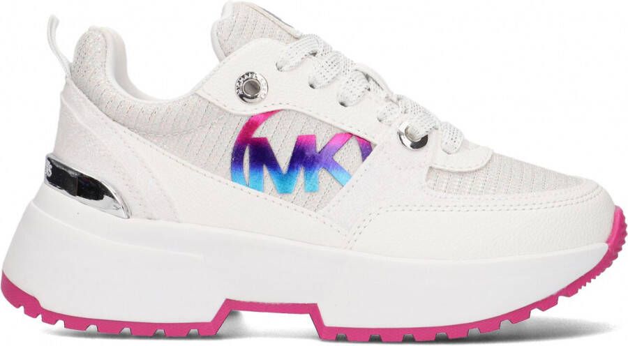 Michael Kors Witte Lage Sneakers Cosmo Sport