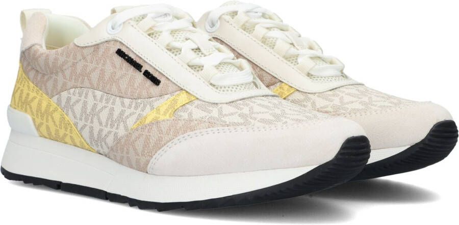 Michael Kors Witte Lage Sneakers Allie Stride Trainer